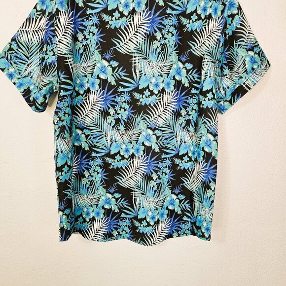 Joe Marlin Hawaiian Palm Leaf Short Sleeve Shirt Size XXL - Picture 5 of 5